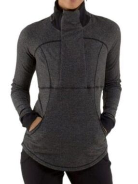 LULULEMON ATHLETICA Base Runner 1/2 Zip Pullover Size 4